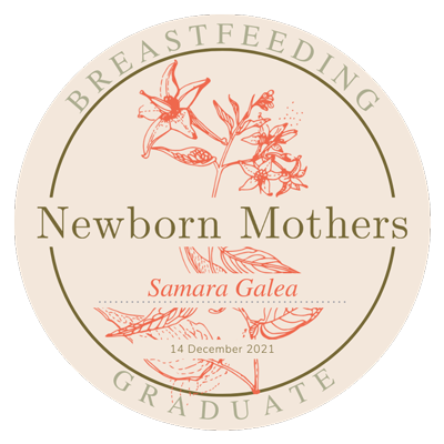 Newborn Mothers Breastfeeding Graduate Badge